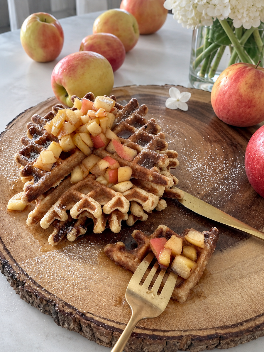 Apple Pie Waffles