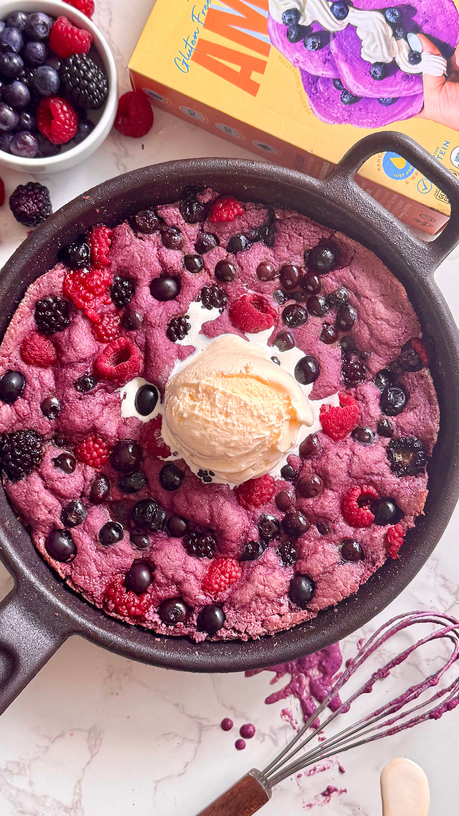 Berry Cobbler Skillet