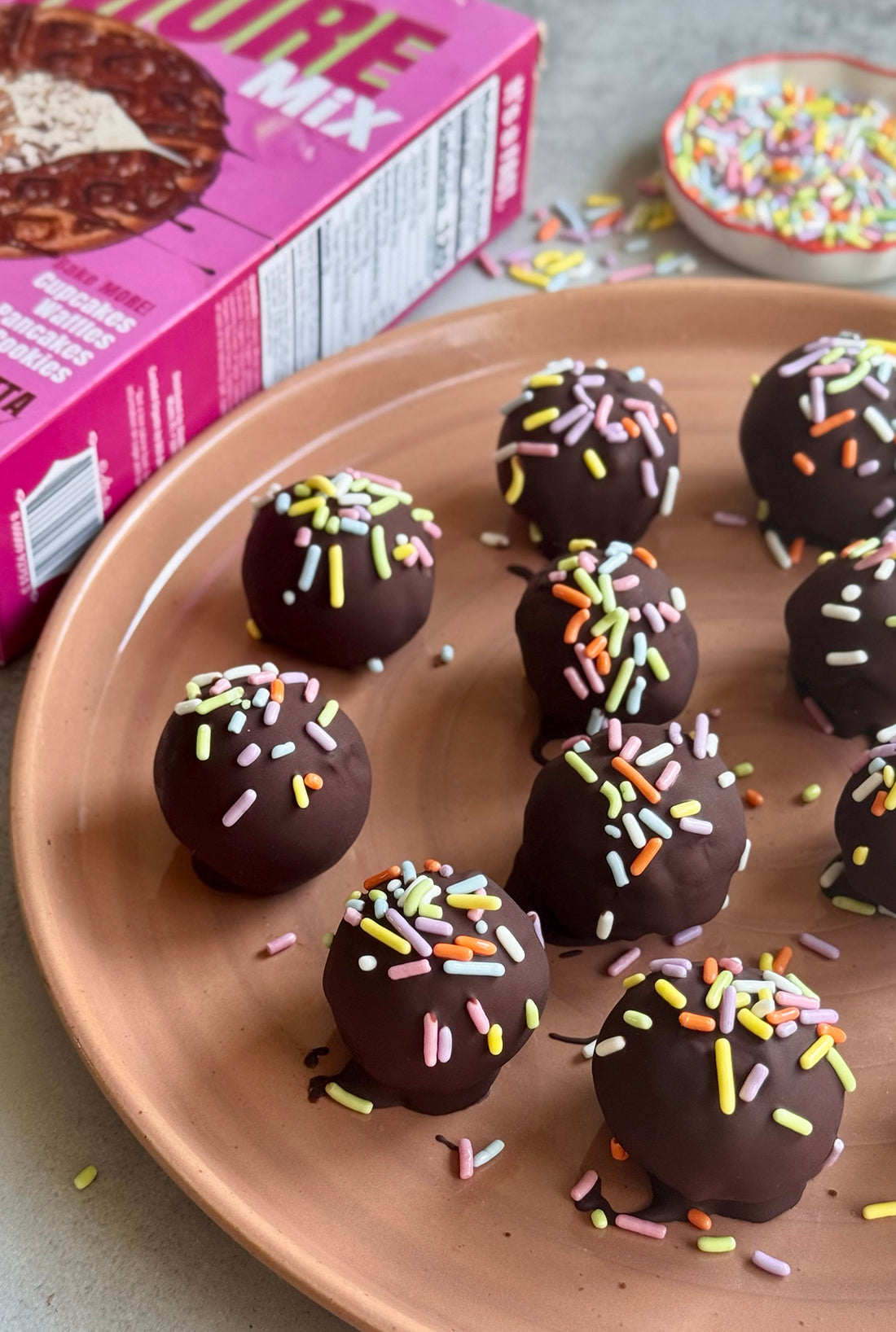 Brownie Batter Protein Balls