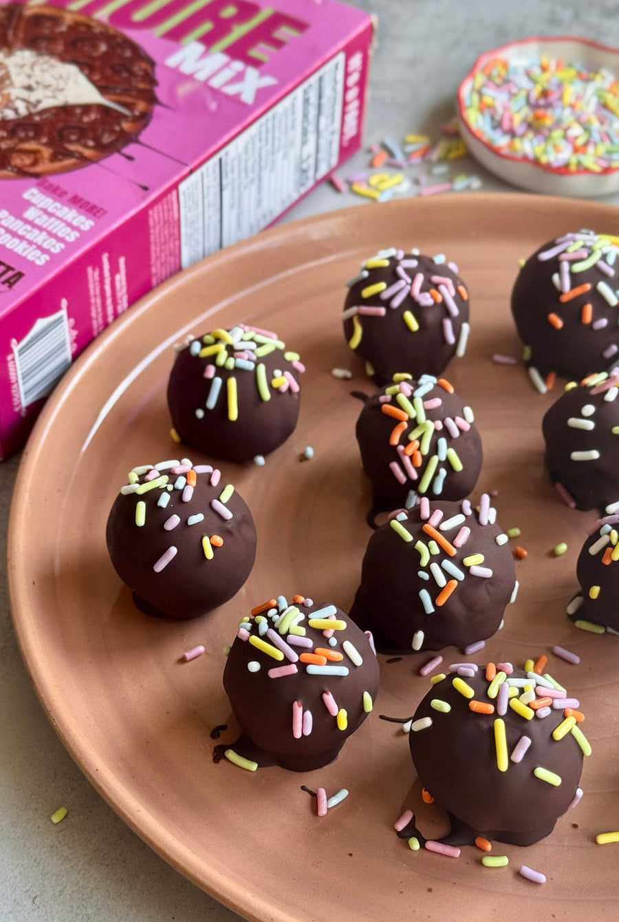 Brownie Batter Protein Balls