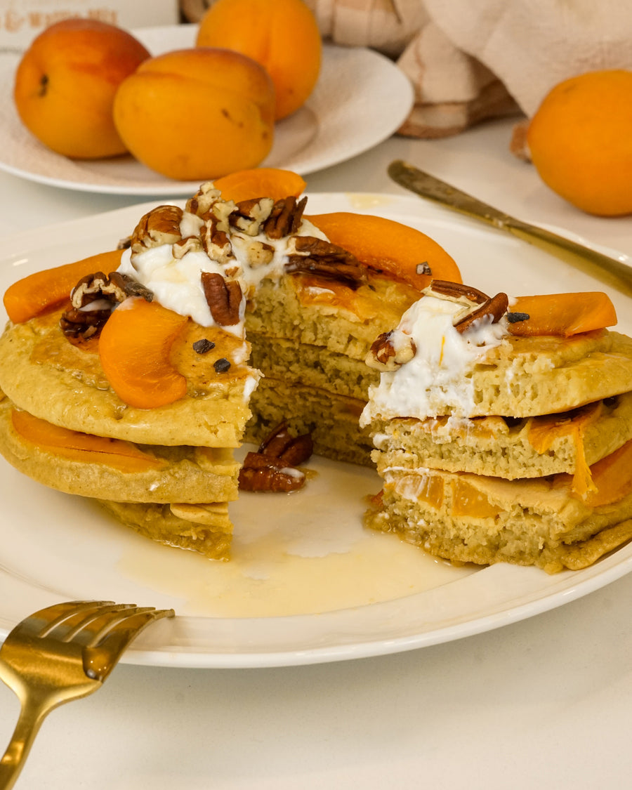 Glowing Apricot Pancakes
