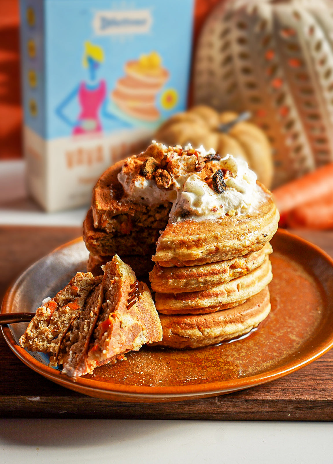 Carrot Cake Pancakes