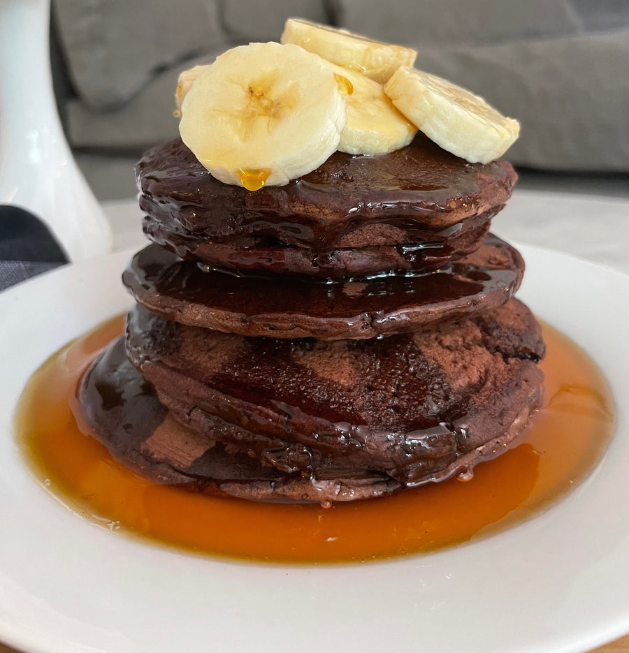 Choco-Nana Pancakes