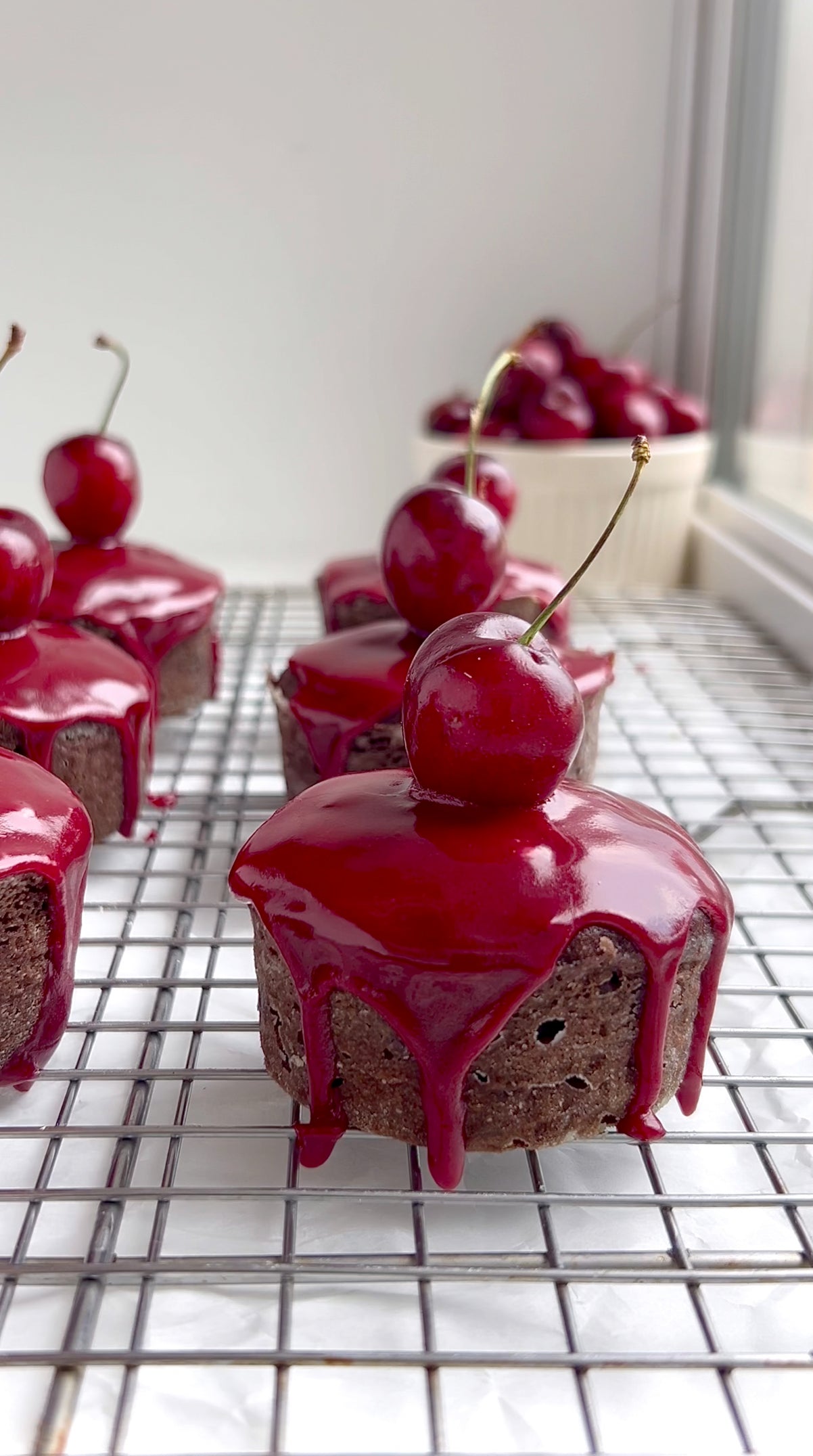 Chocolate Cherry Cupcakes
