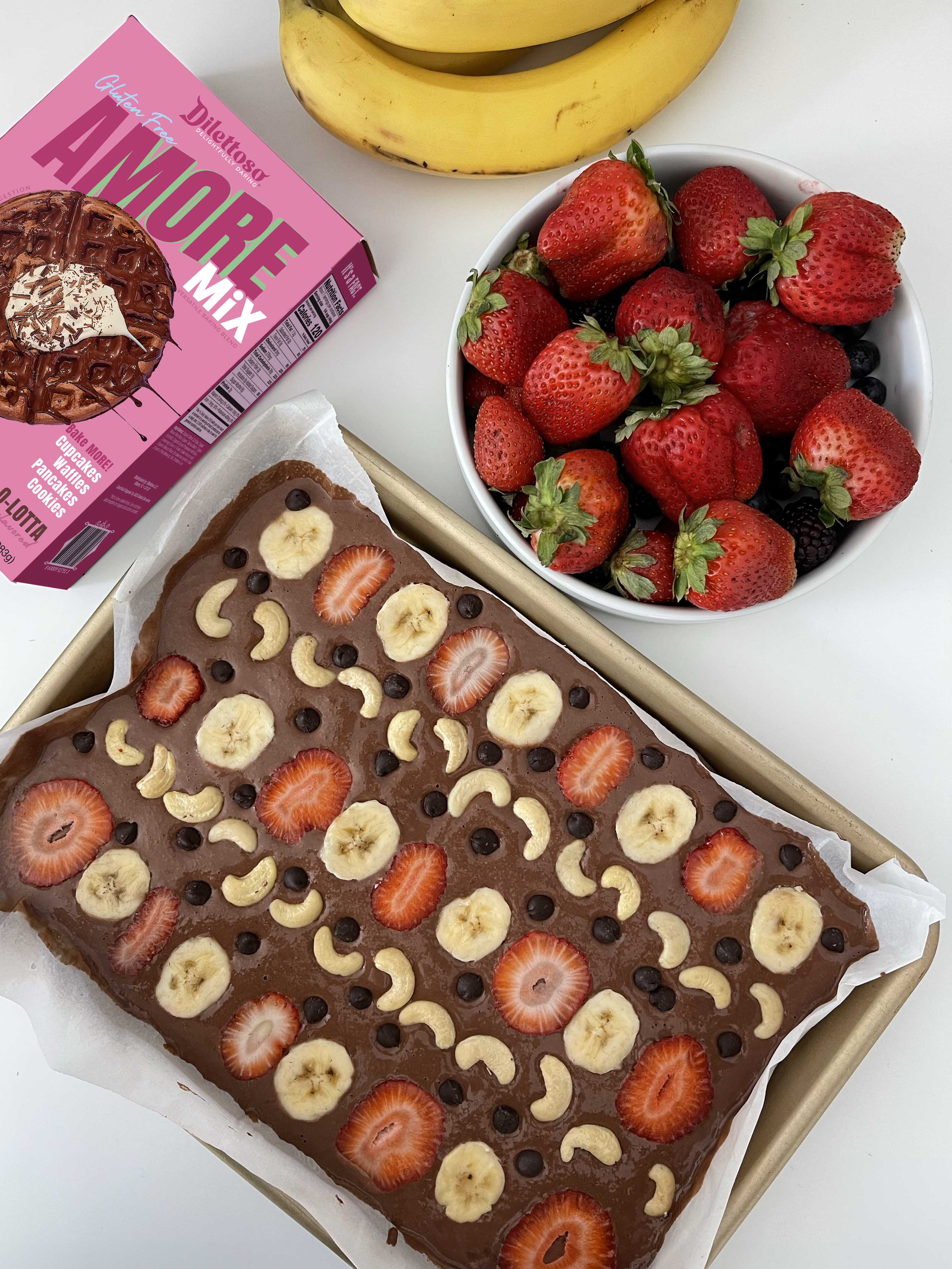 Fudgy Chocolate Baked Pancake Sheet