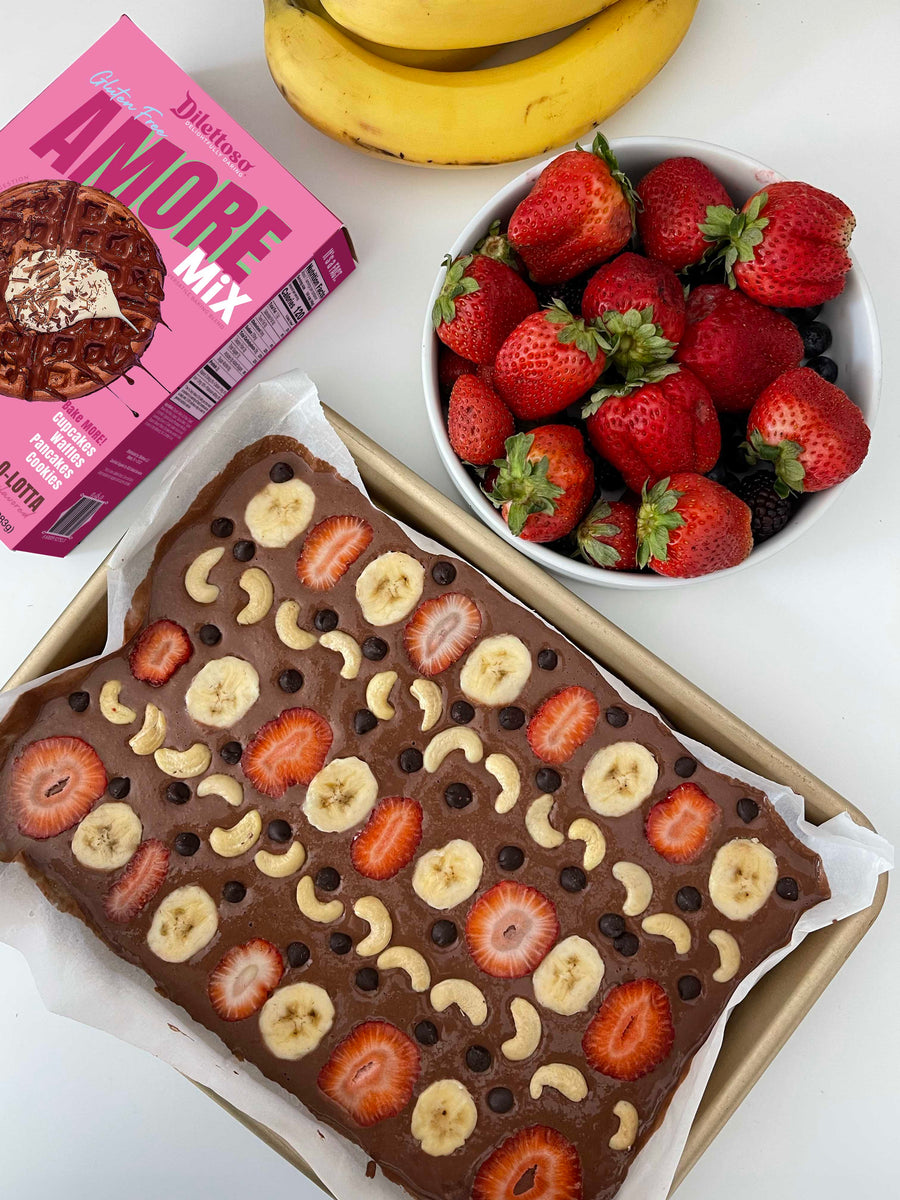 Fudgy Chocolate Baked Pancake Sheet