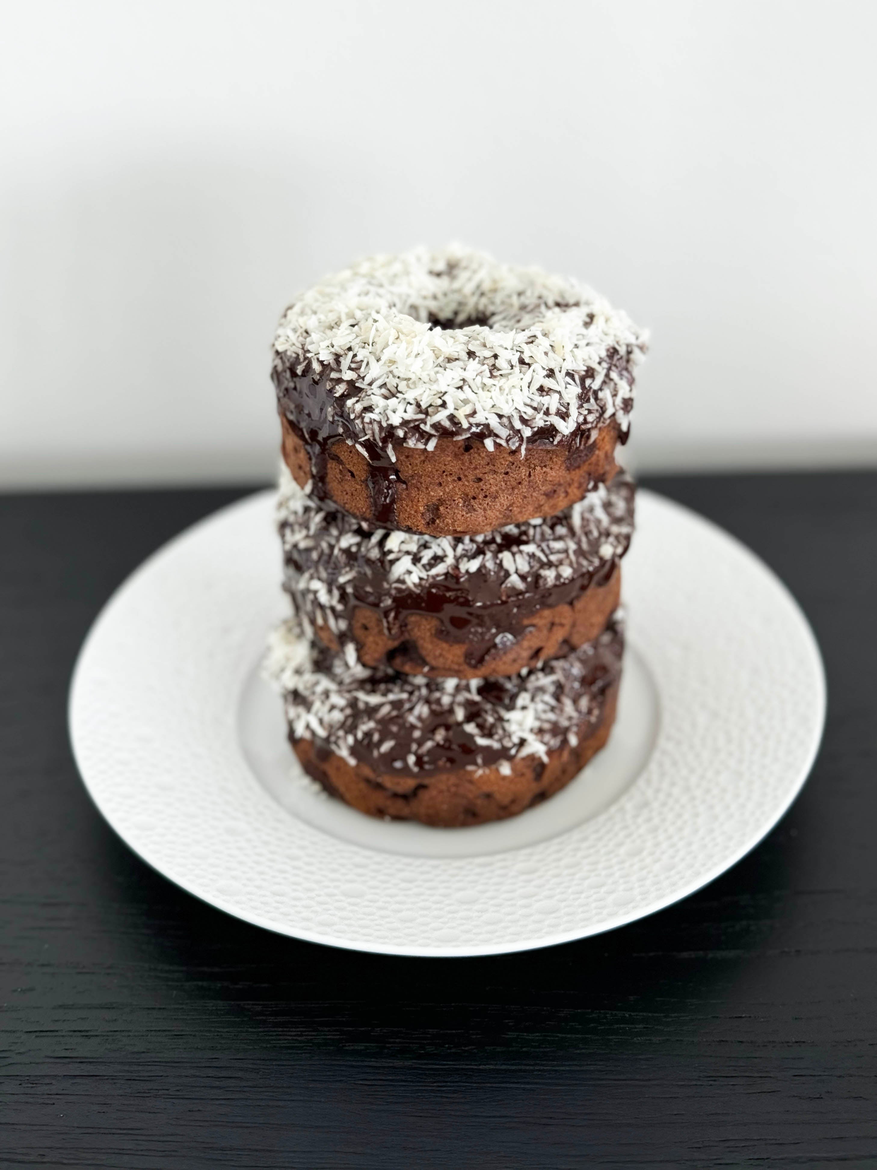 Double Chocolate Sweet Potato Donuts