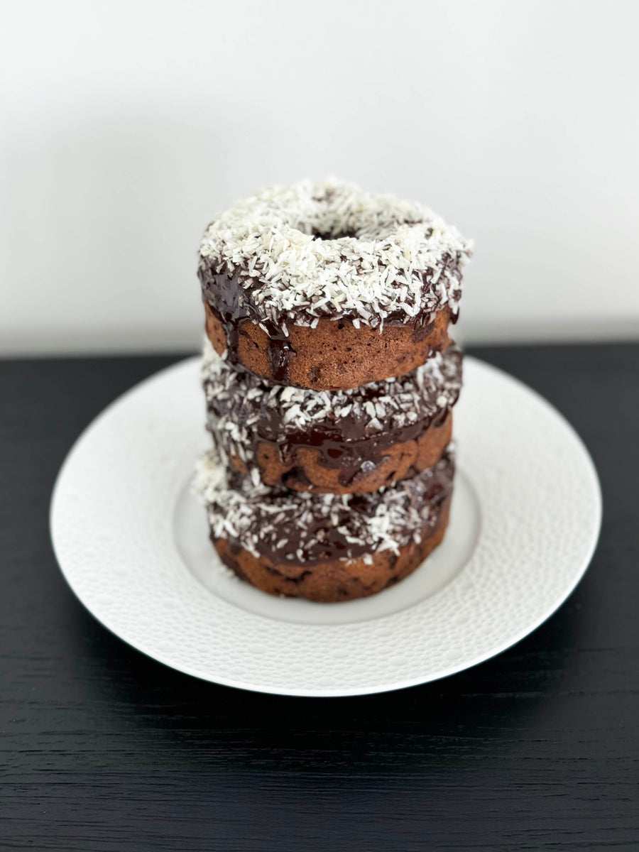 Double Chocolate Sweet Potato Donuts