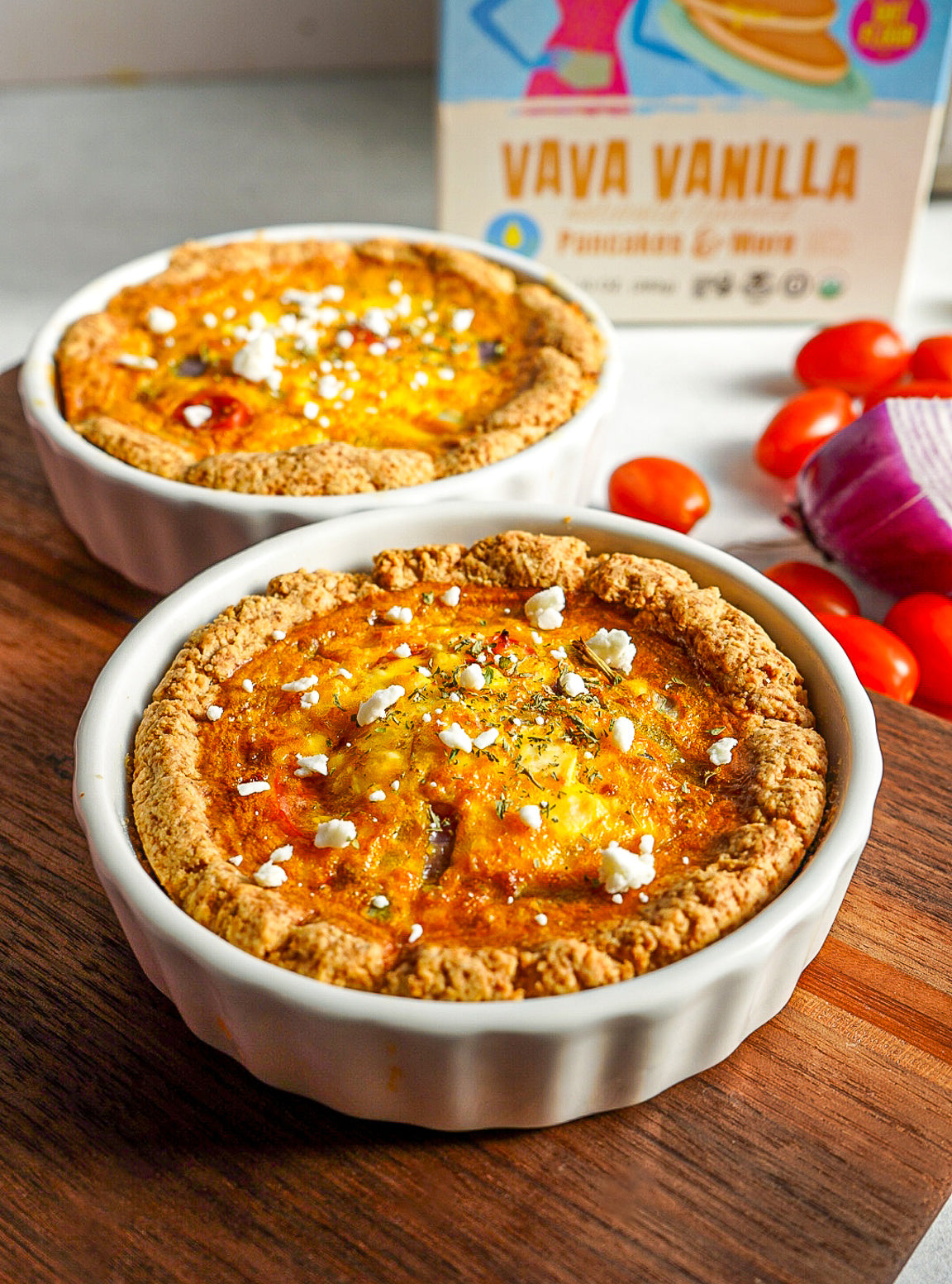 Feta Veggie Egg Tart