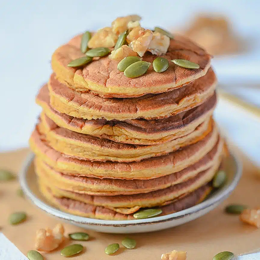 pumpkin pancakes healthy breakfast