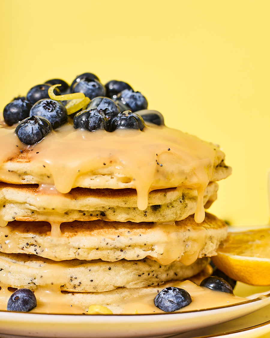 Lemonberry Poppy Pancakes