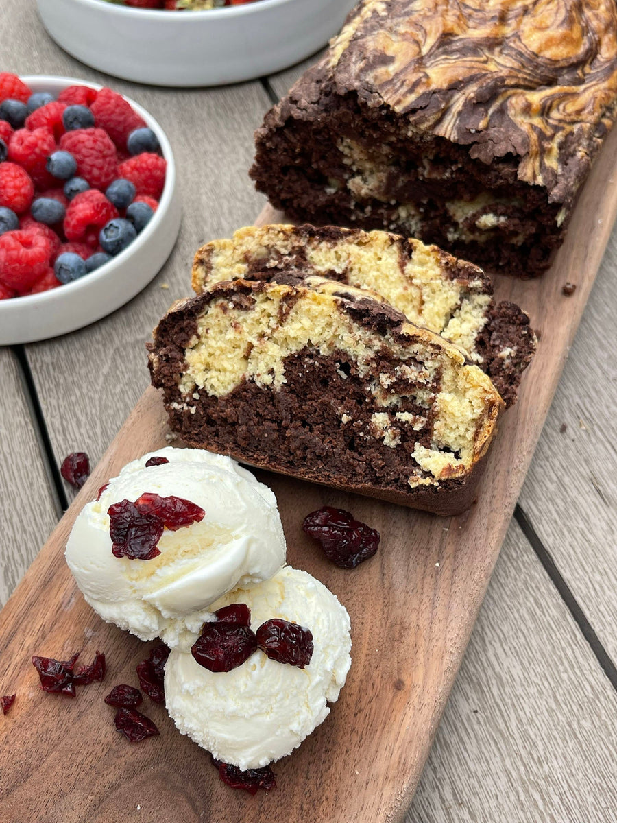 High Protein Marble Bread