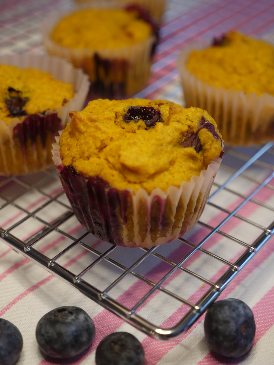 Blueberry Pumpkin Muffins