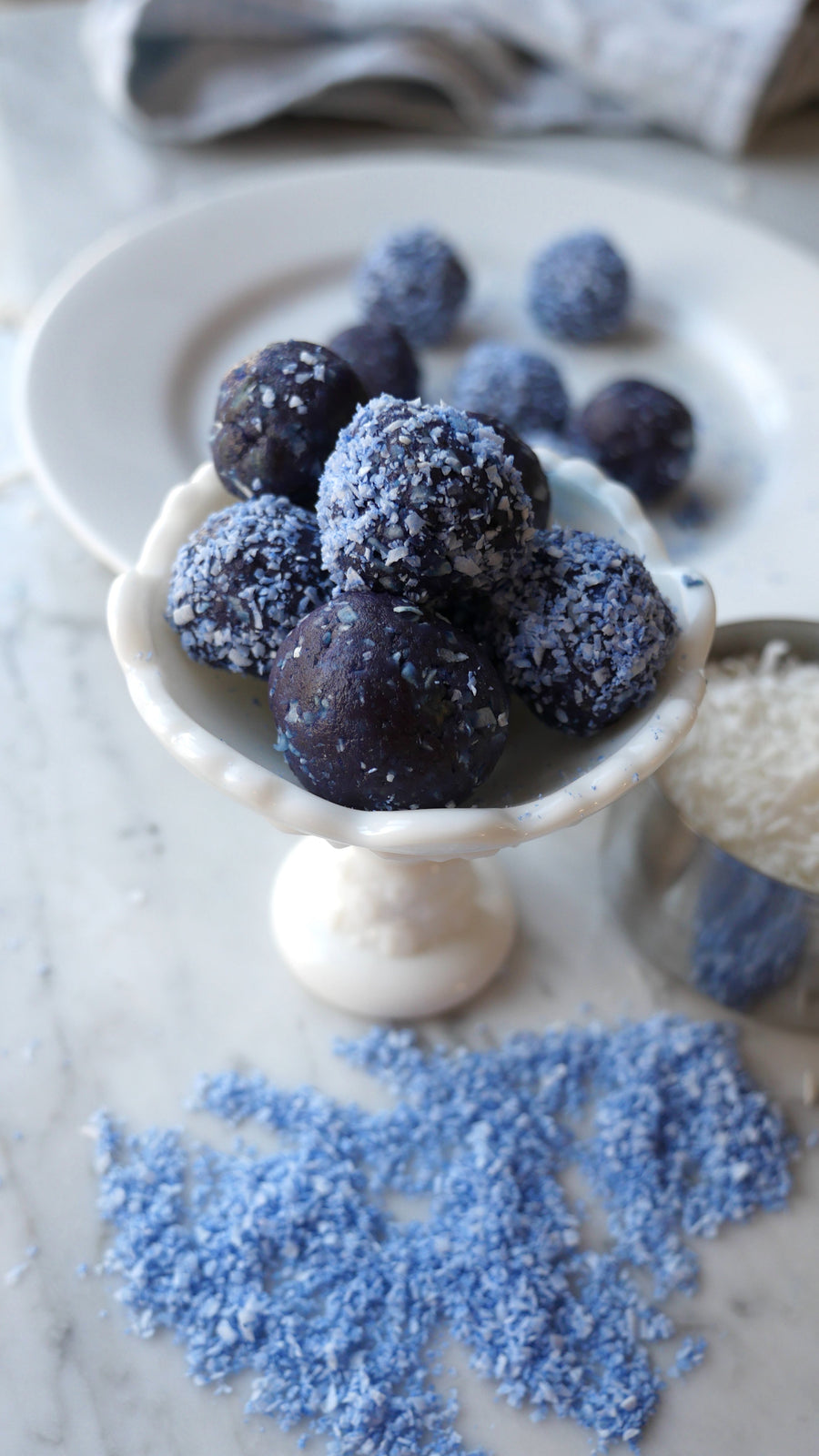 Blue Spirulina Protein Balls