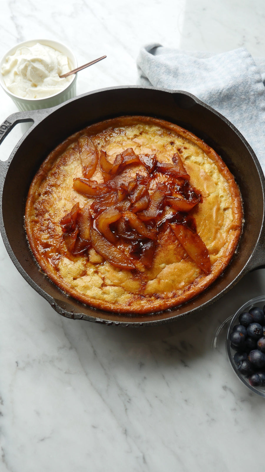 Gluten-free Apple Dutch Baby