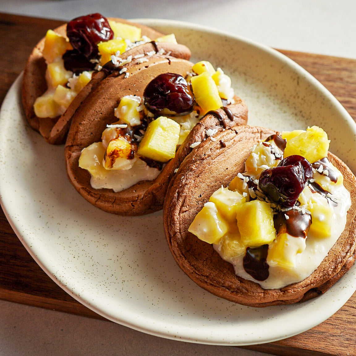 Tropical Choco Pancake Taco