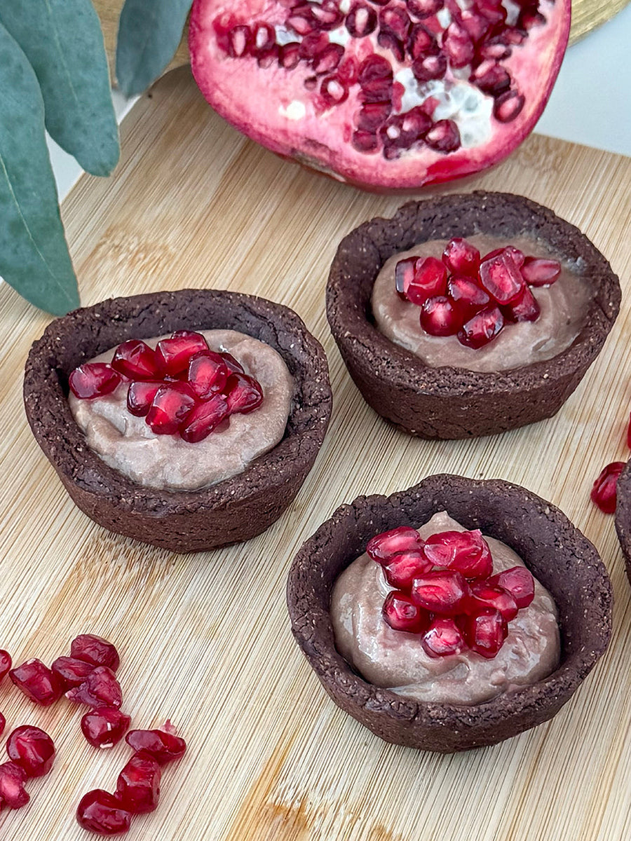 Pomegranate Crostatine with Gluten-free Crust