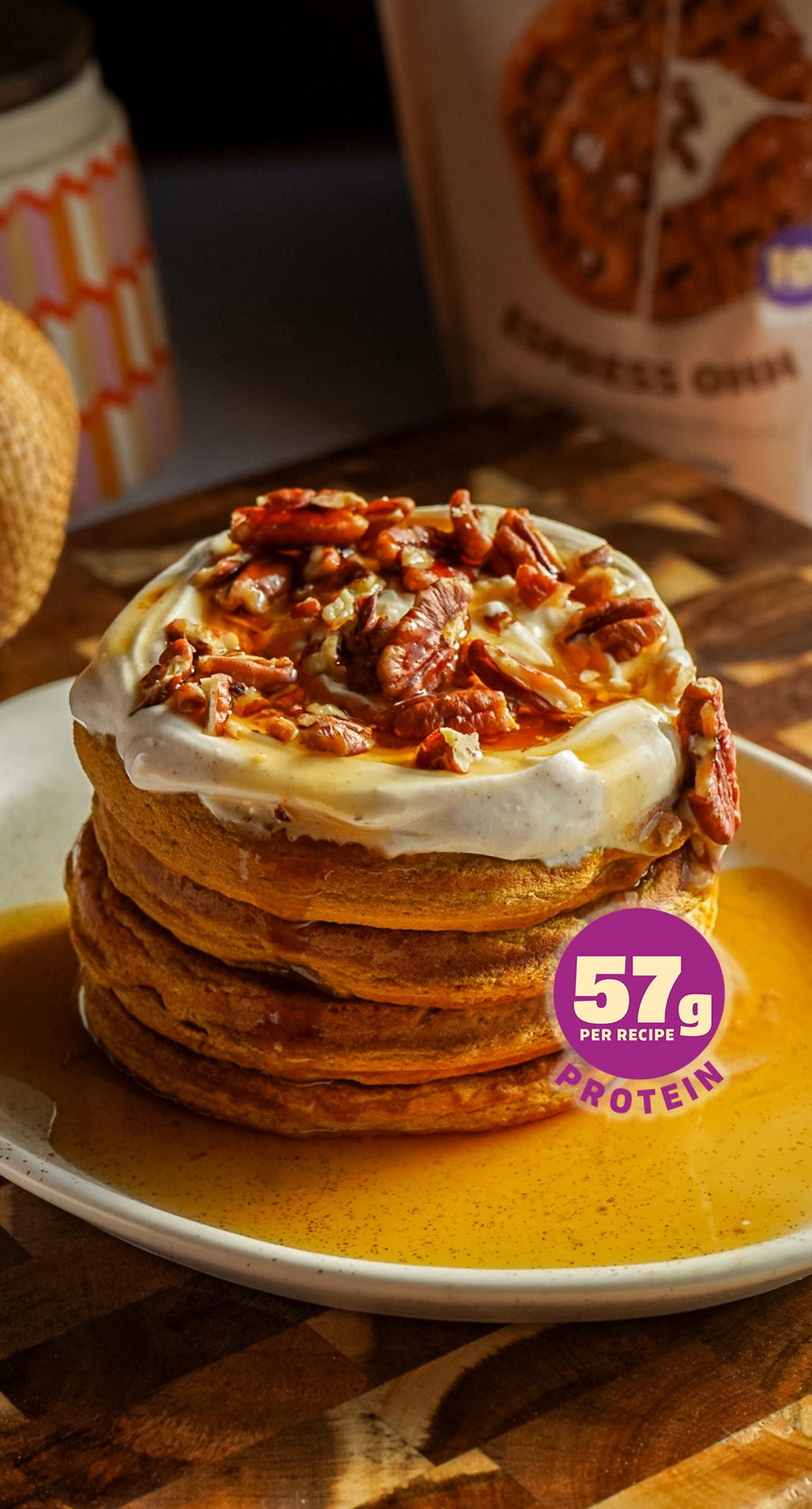 Pumpkin Spice Latte Pancakes