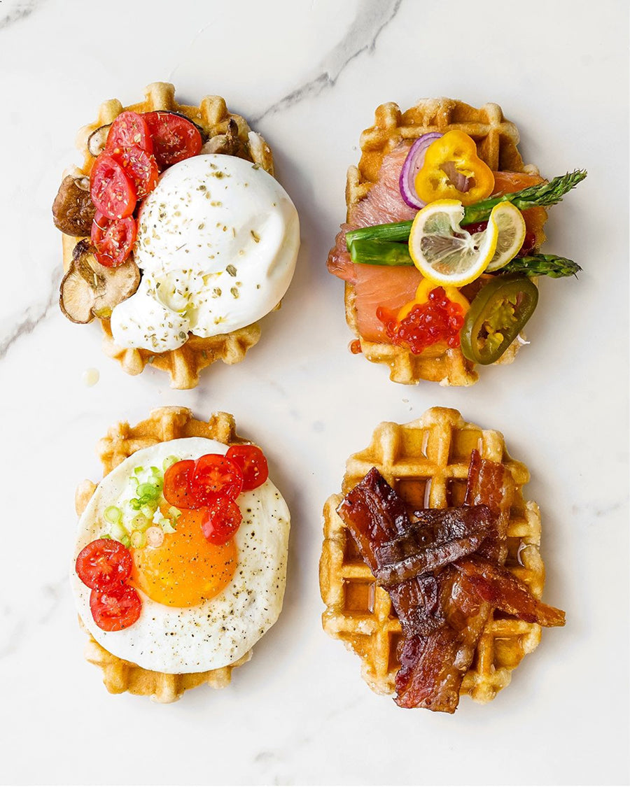 Savory Fresh Herb Waffles