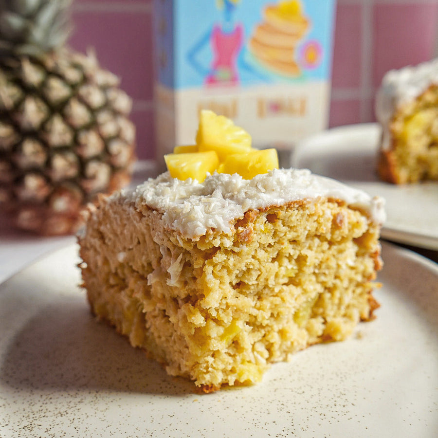 Tropical Pineapple Coconut Cake