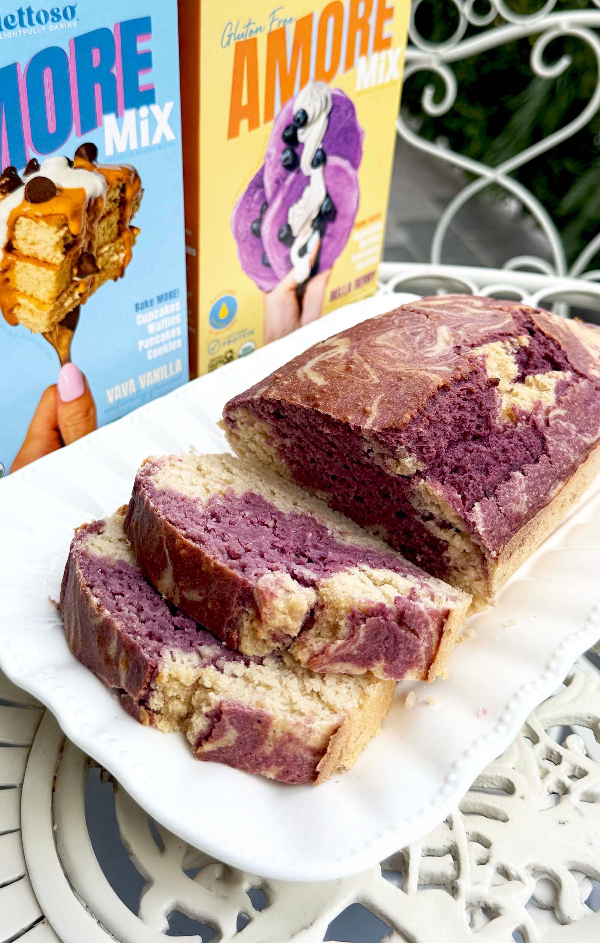 Vanilla Berry Marble Cake