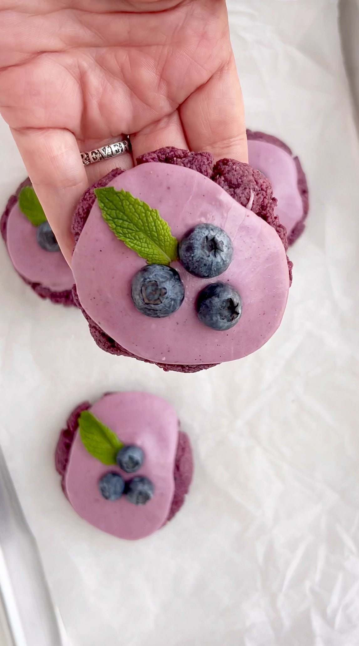 Soft Blueberry Cookies
