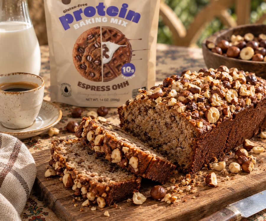 Hazelnut Espresso Protein Bread