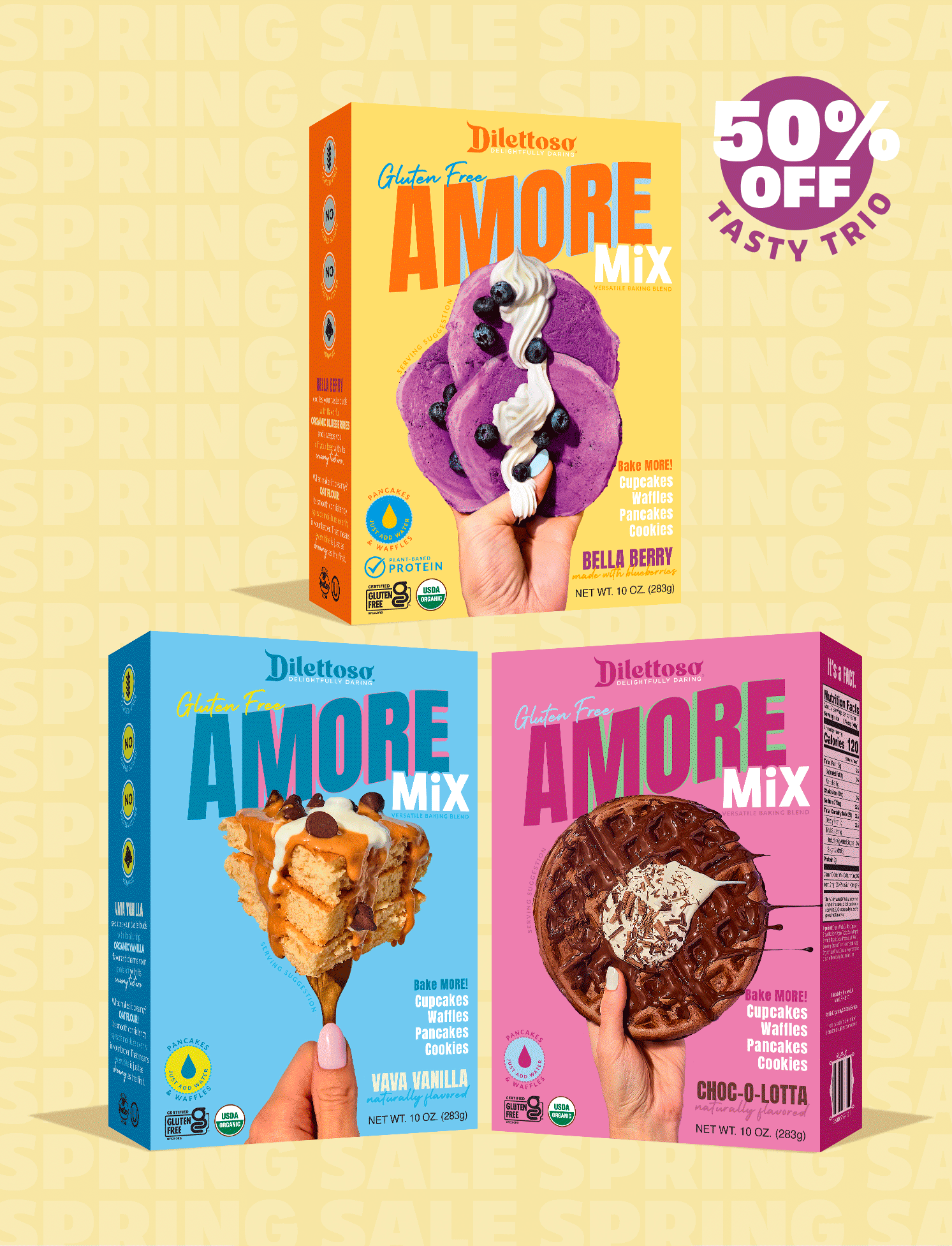 Tasty Trio: Choose Your Flavors