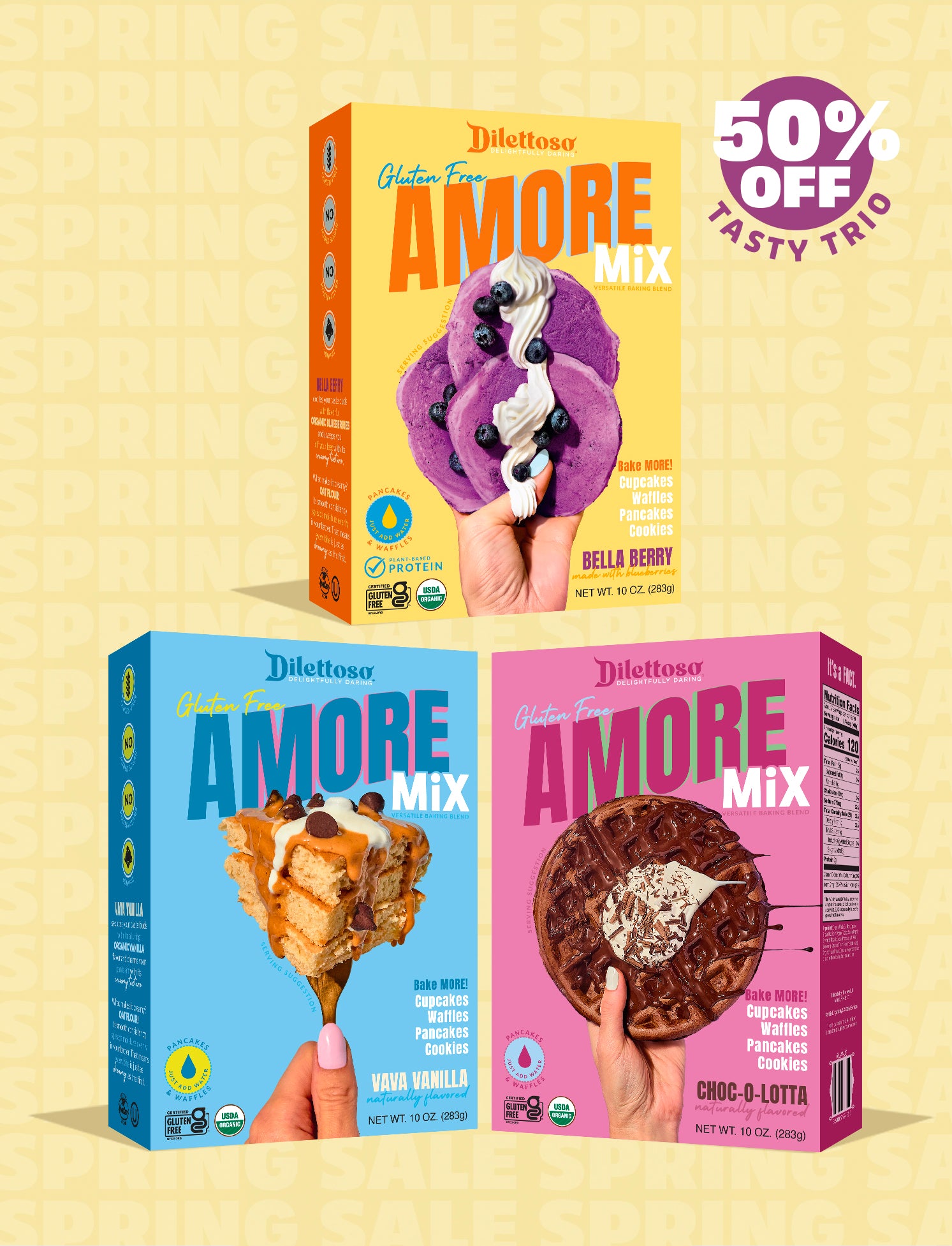 Tasty Trio: Choose Your Flavors